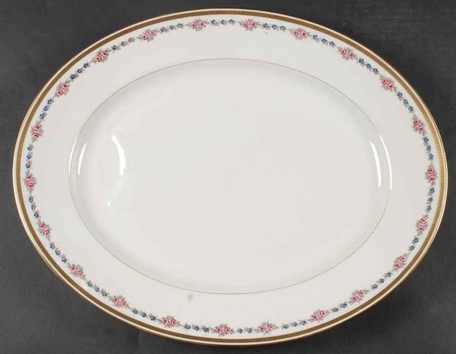 BER7 17" Oval Serving Platter by Bernardaud-1
