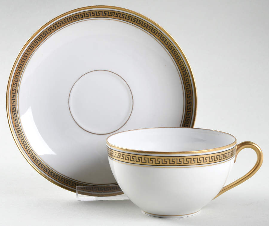 BER70 Flat Cup & Saucer Set by Bernardaud-1