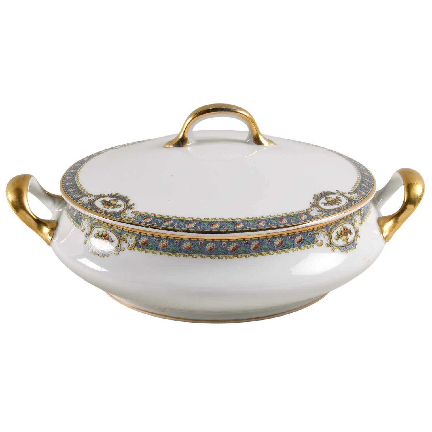 BER79 Round Covered Vegetable by Bernardaud-1