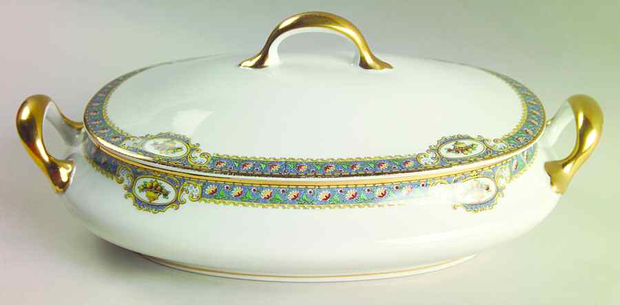 BER79 Oval Covered Vegetable by Bernardaud-1