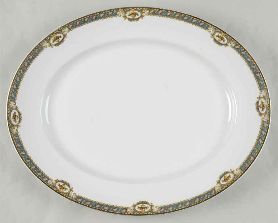 BER79 15" Oval Serving Platter by Bernardaud-1