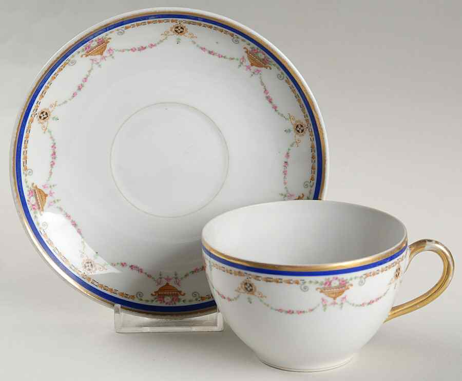 BER80 Flat Cup & Saucer Set by Bernardaud-1