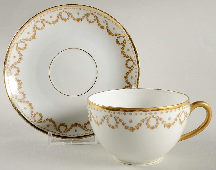 BER81 Flat Cup & Saucer Set by Bernardaud-1