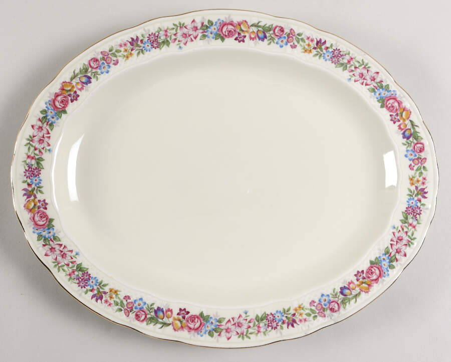 BER86 15" Oval Serving Platter by Bernardaud-1