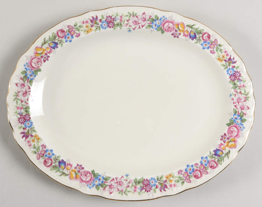 BER86 11" Oval Serving Platter by Bernardaud-1