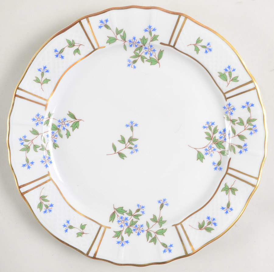 Bleuets Salad Plate by Bernardaud-1
