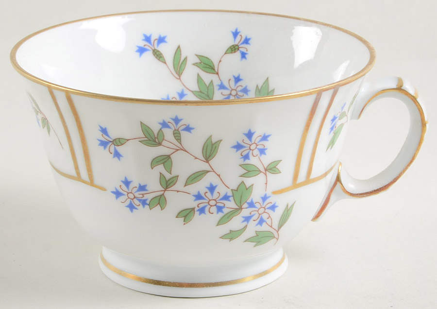Bleuets Footed Cup by Bernardaud-1