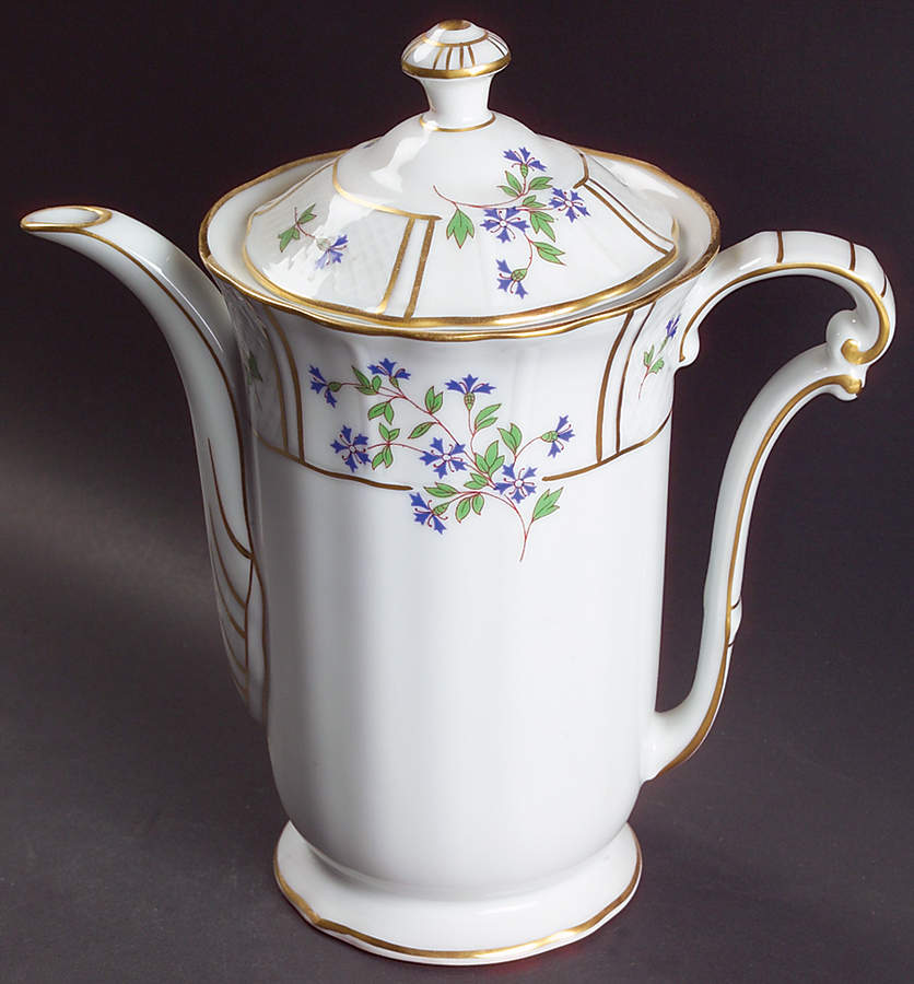 Bleuets Coffee Pot & Lid by Bernardaud-1