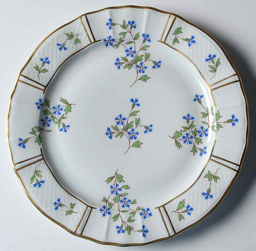Bleuets Salad Plate by Bernardaud-1