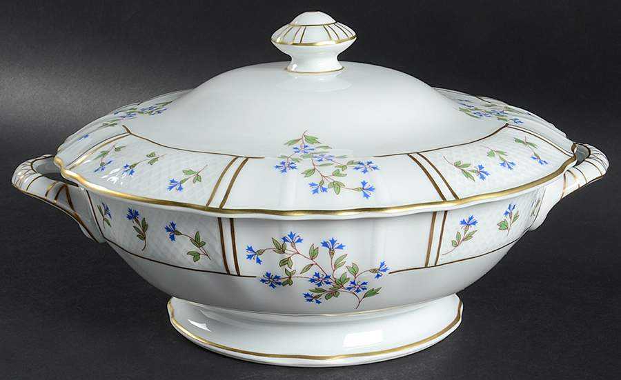Bleuets Tureen &  Lid by Bernardaud-1