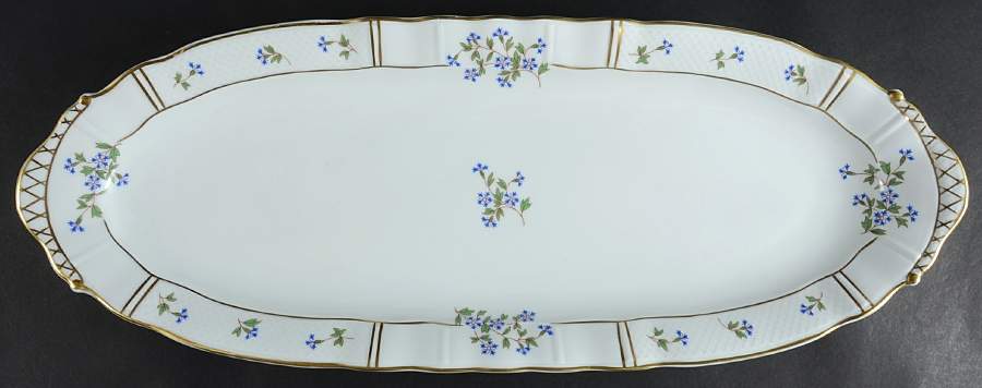 Bleuets Fish Platter by Bernardaud-1