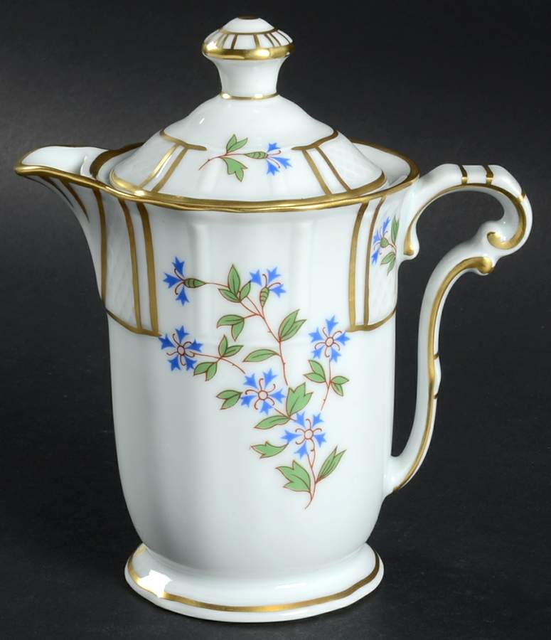 Bleuets Creamer & Lid by Bernardaud-1