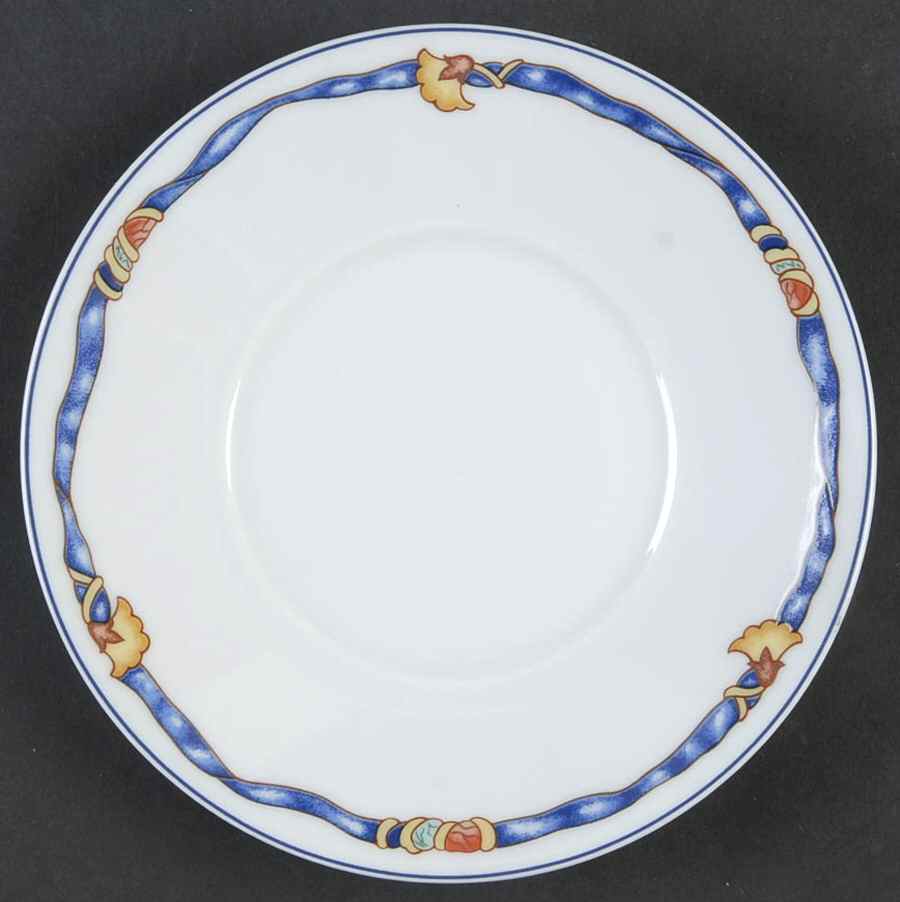 Ruban Bleu Saucer by Bernardaud-1