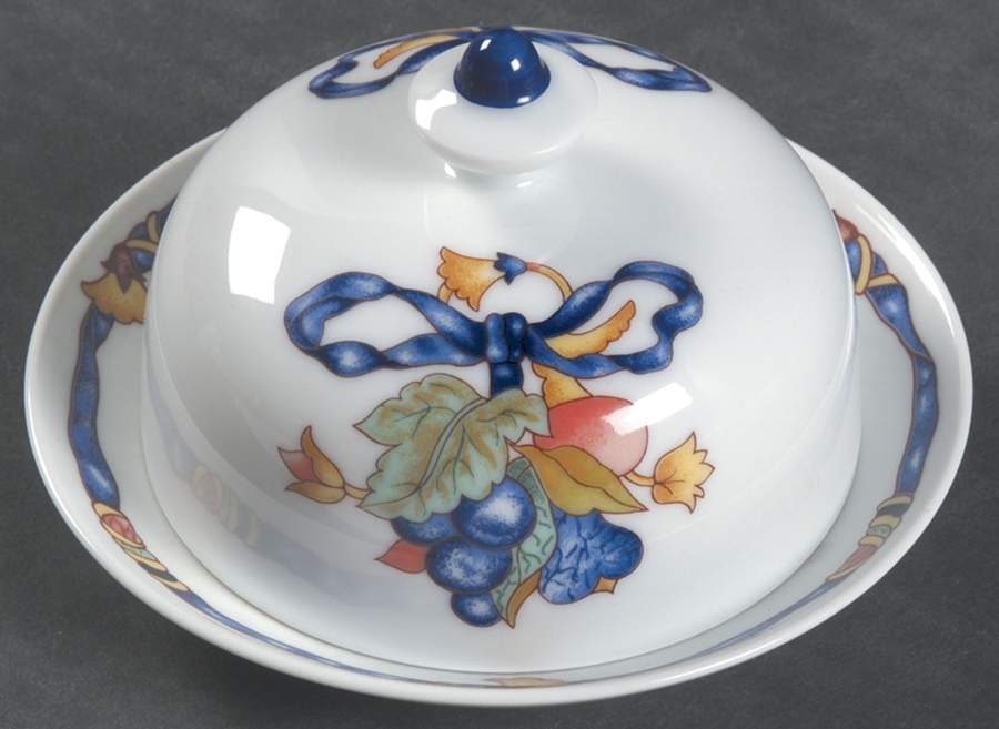 Borghese Mini Round Covered Butter by Bernardaud-1