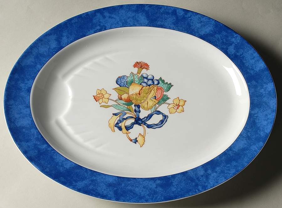Borghese 16" Oval Serving Platter by Bernardaud-1