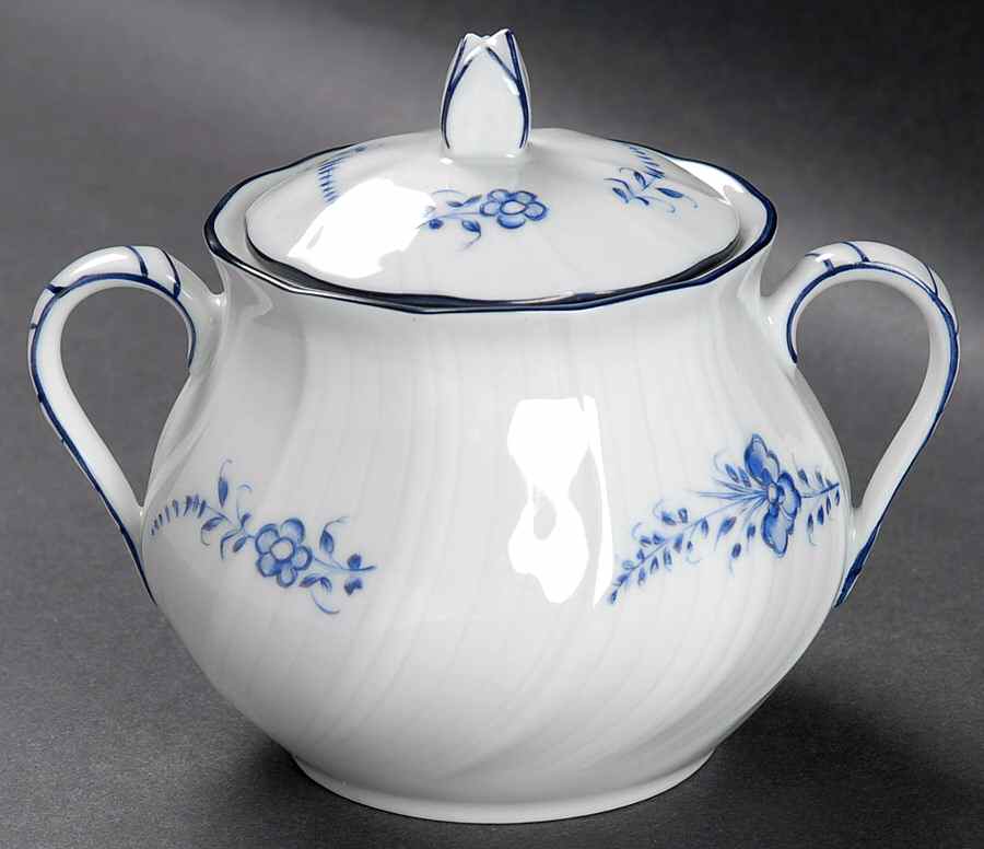 Brindilles Sugar Bowl & Lid by Bernardaud-1