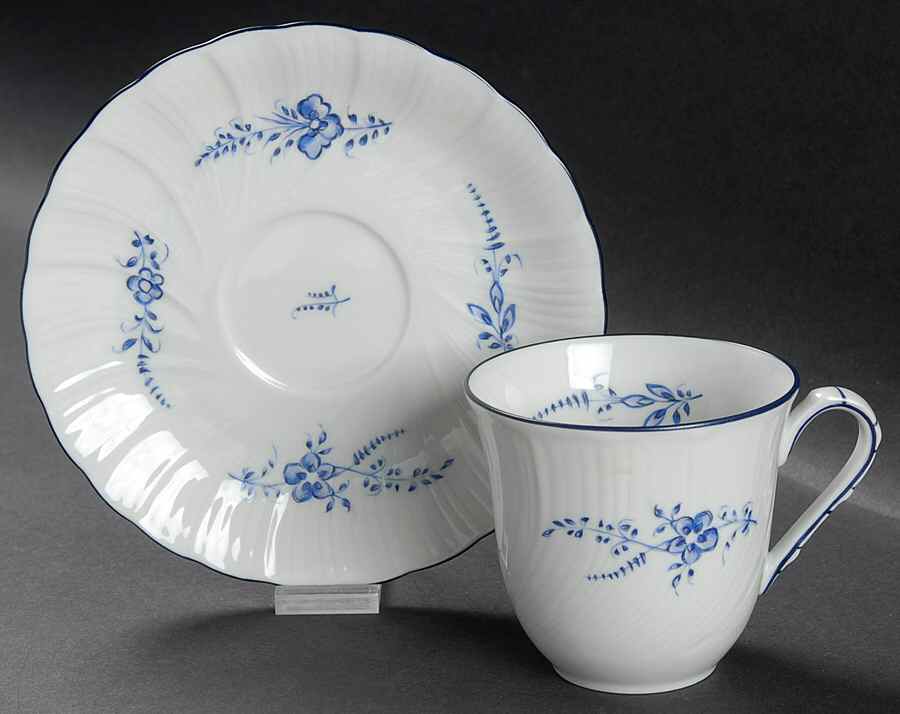Brindilles Flat Cup & Saucer Set by Bernardaud-1