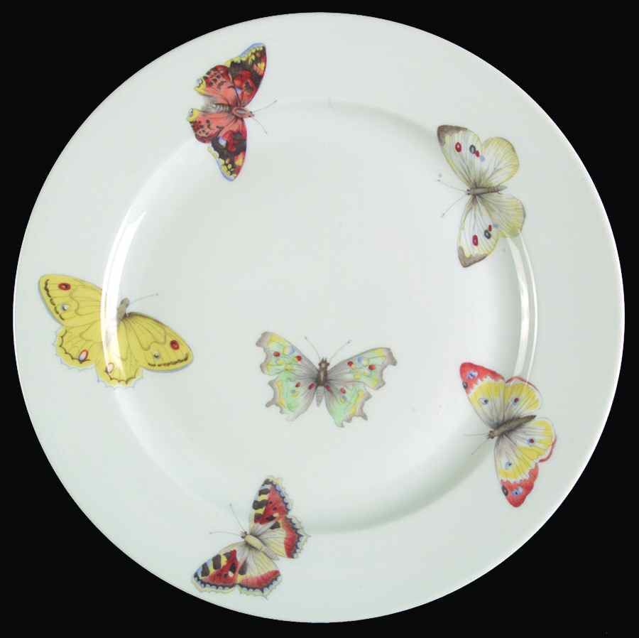 Butterfly (Smooth) Salad Plate by Bernardaud-1