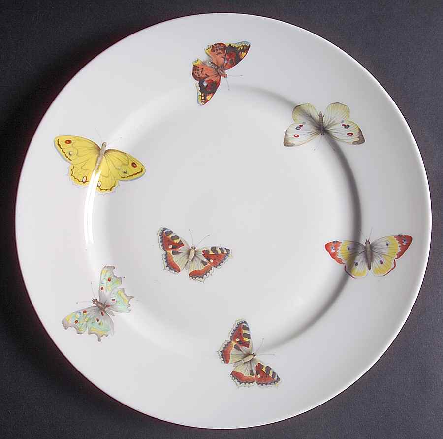 Butterfly (Smooth) Dinner Plate by Bernardaud-1