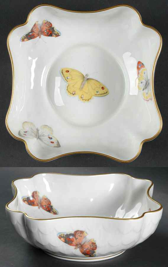 Butterfly (Smooth) Individual Lobed Bowl by Bernardaud-1