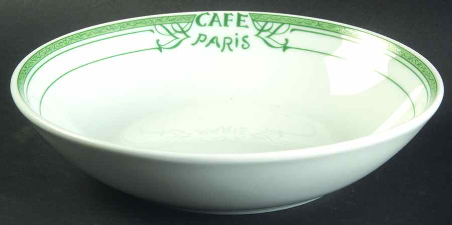 Cafe Paris Green Soup/Cereal Bowl by Bernardaud-1