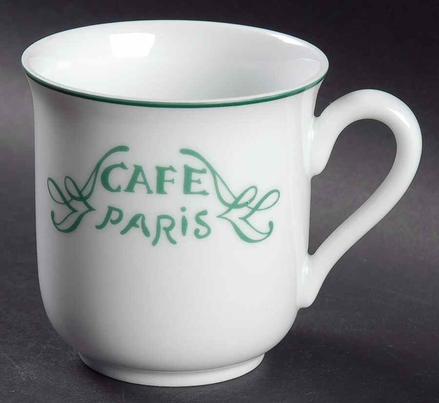 Cafe Paris Green Mug by Bernardaud-1