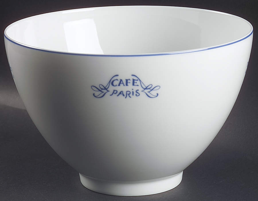 Cafe Paris Blue 10" Large Salad Serving Bowl by Bernardaud-1