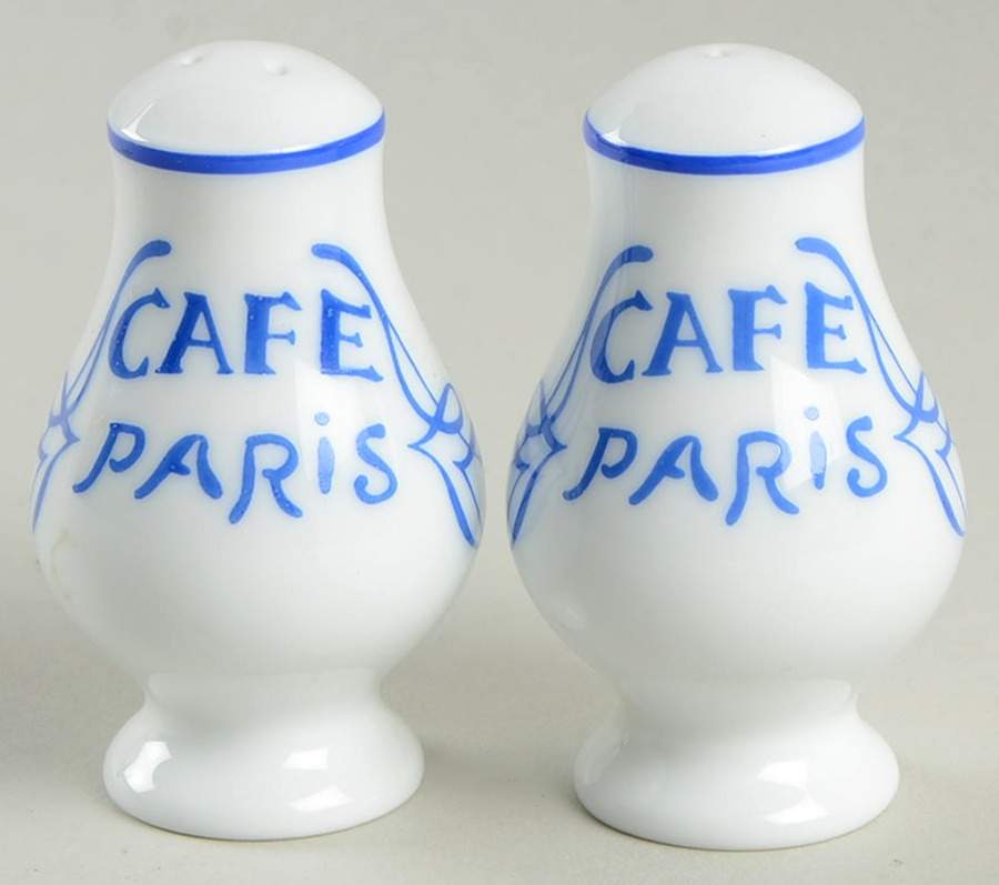 Cafe Paris Blue Salt & Pepper Set by Bernardaud-1