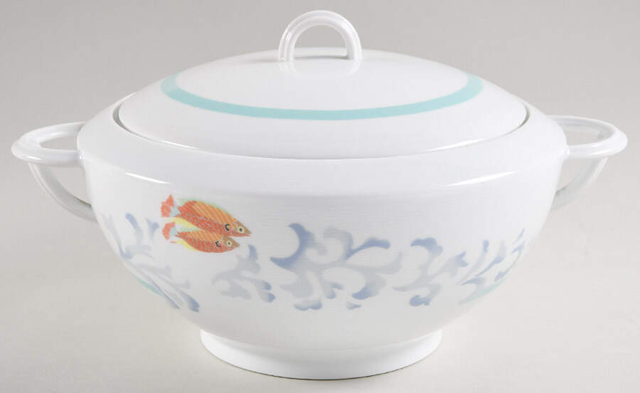Caraibes Tureen &  Lid by Bernardaud-1