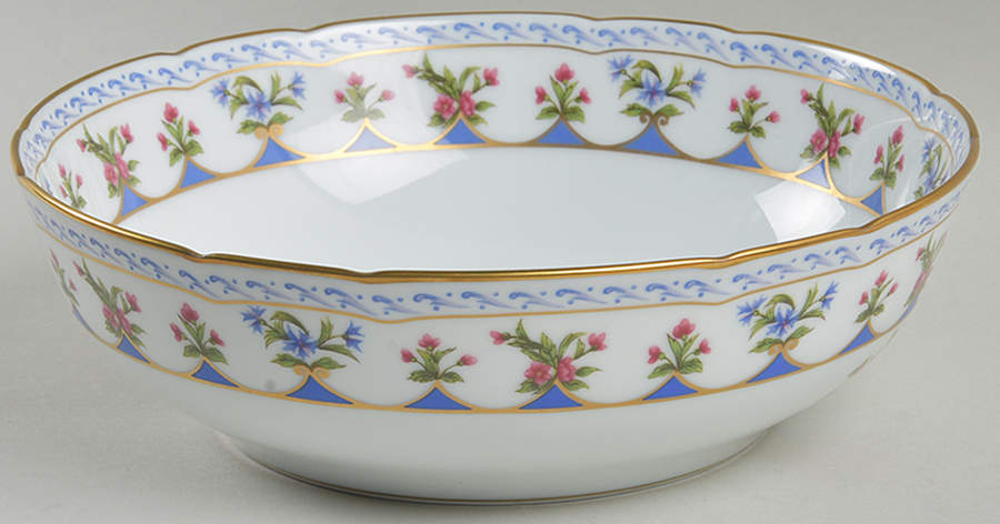 Chateaubriand Blue 7" Salad Serving Bowl by Bernardaud-1