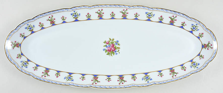 Chateaubriand Blue Fish Platter by Bernardaud-1