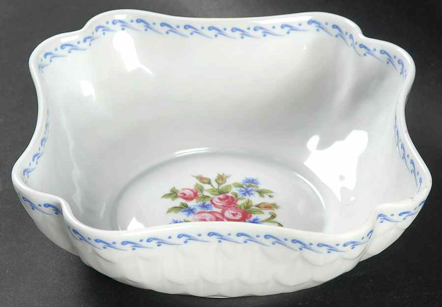 Chateaubriand Blue Large Lobed Bowl by Bernardaud-1