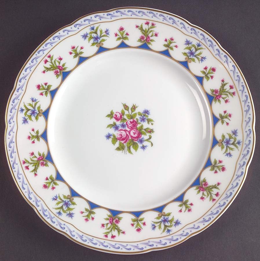 Chateaubriand Blue Salad Plate by Bernardaud-1