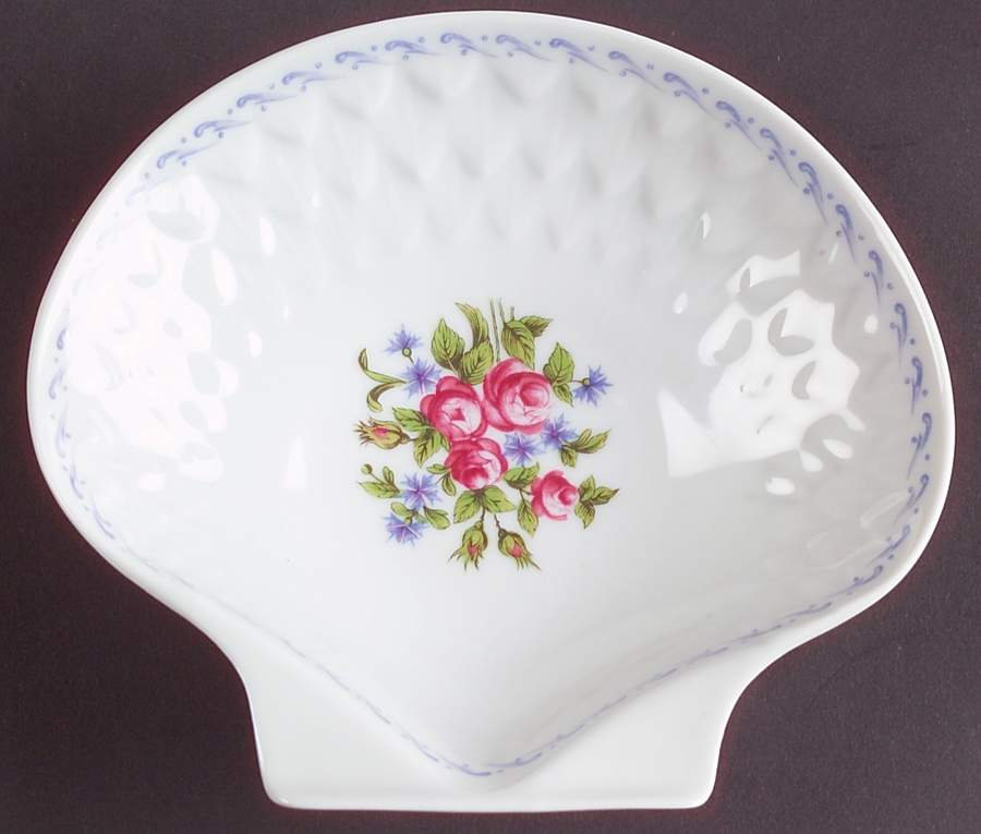 Chateaubriand Blue Shell Shaped Dish by Bernardaud-1