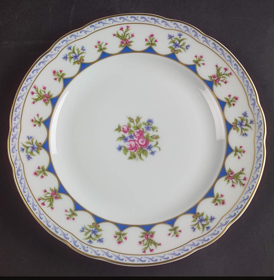 Chateaubriand Blue Dessert/Pie Plate by Bernardaud-1