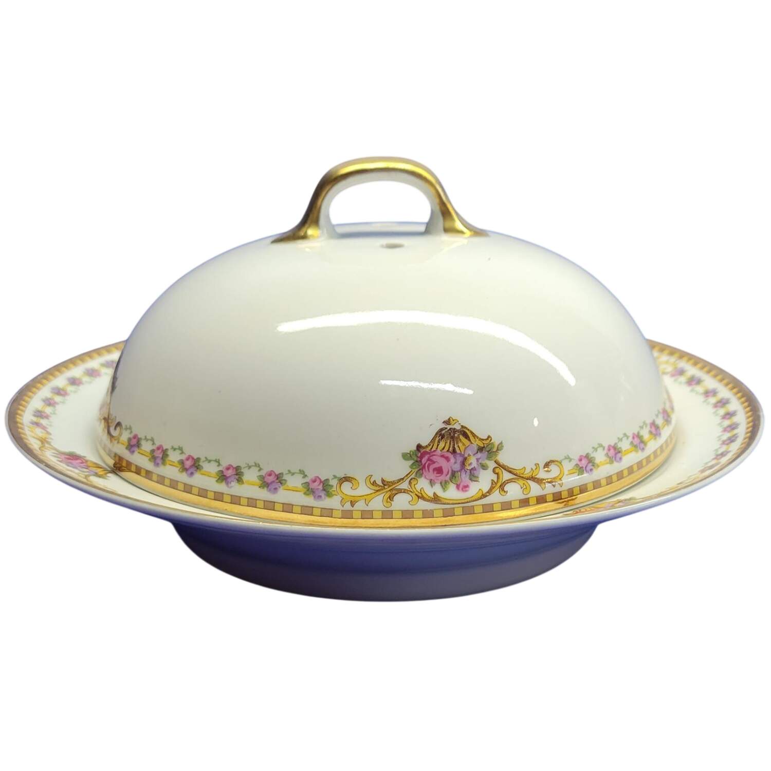 Chamberry Round Covered Butter by Bernardaud-1