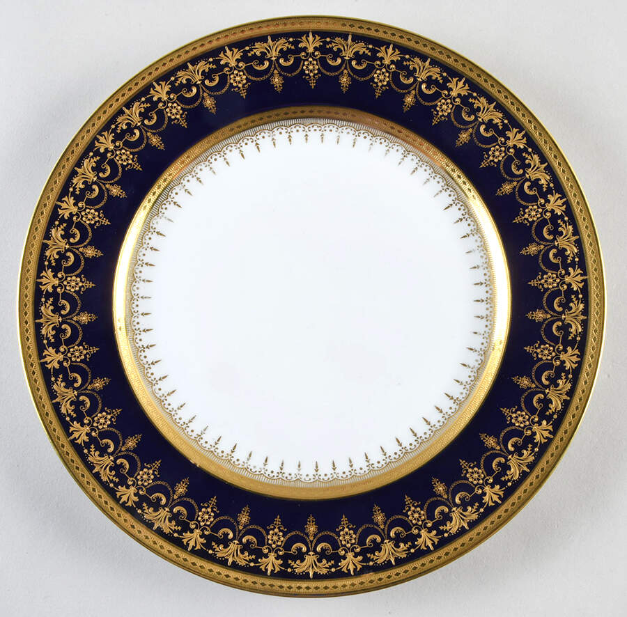 Chenonceaux Cobalt Dinner Plate by Bernardaud-1