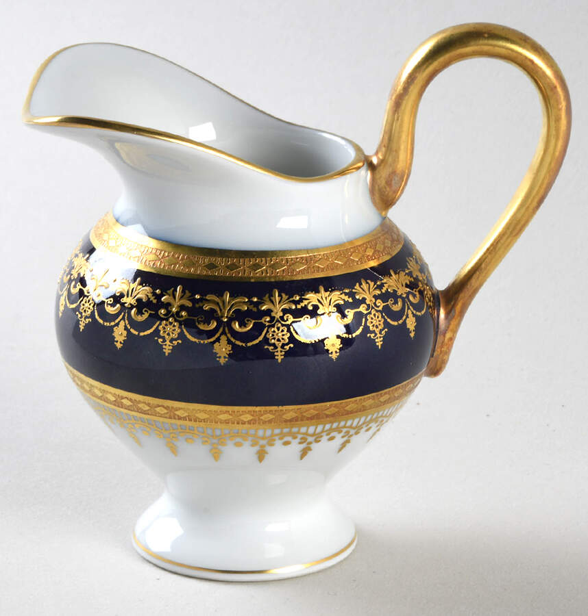 Chenonceaux Cobalt Mini Creamer by Bernardaud-1