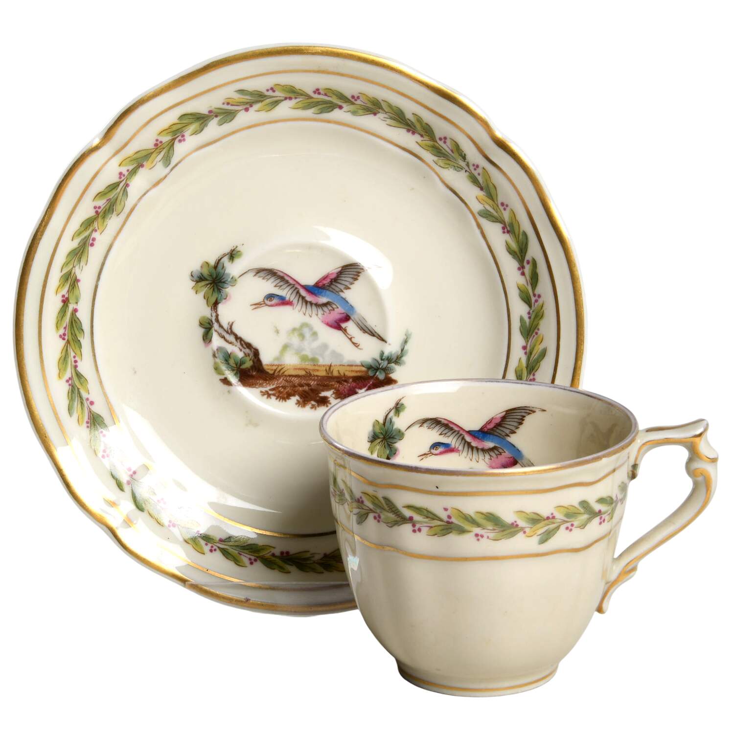 Chevreuse Footed Cup & Saucer Set by Bernardaud-1