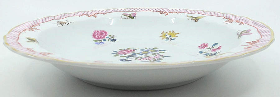 Compagnie Des Indes Red Deep Round Platter by Bernardaud-1