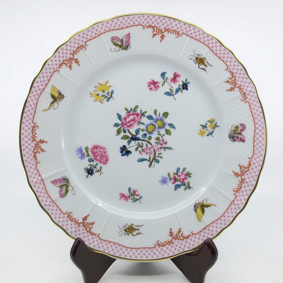 Compagnie Des Indes Red Luncheon Plate by Bernardaud-1