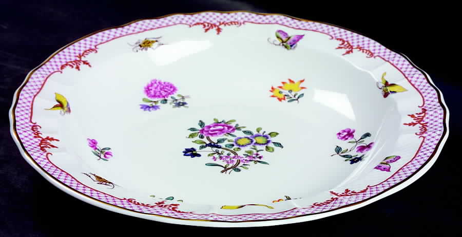 Compagnie Des Indes Red Deep Dish by Bernardaud-1