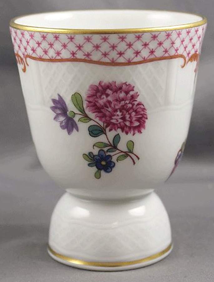 Compagnie Des Indes Red Double Egg Cup by Bernardaud-1