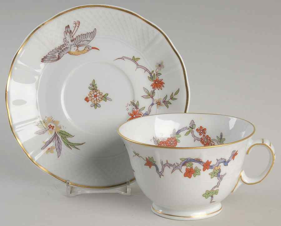 Conde Footed Cup & Saucer Set by Bernardaud-1