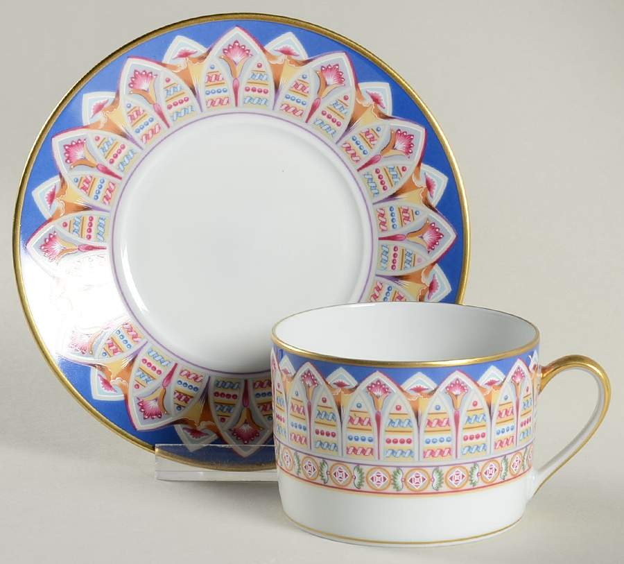 Consulat Flat Cup & Saucer Set by Bernardaud-1
