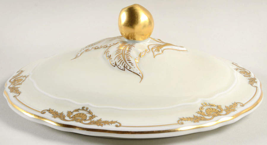 Coquille Lid for Round Vegetable by Bernardaud-1