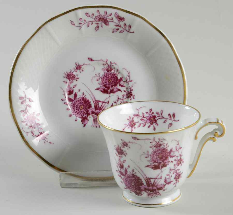 Dalhia Footed Demitasse Cup & Saucer Set by Bernardaud-1