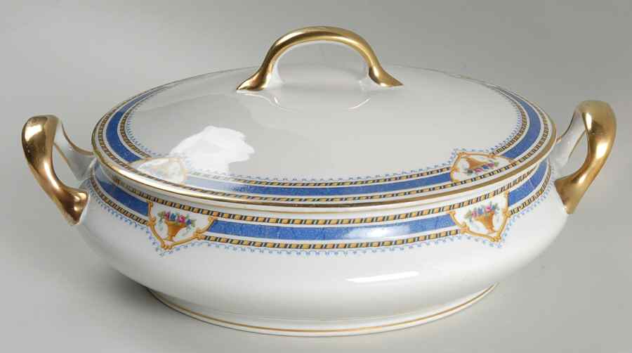 Denise Round Covered Vegetable by Bernardaud-1