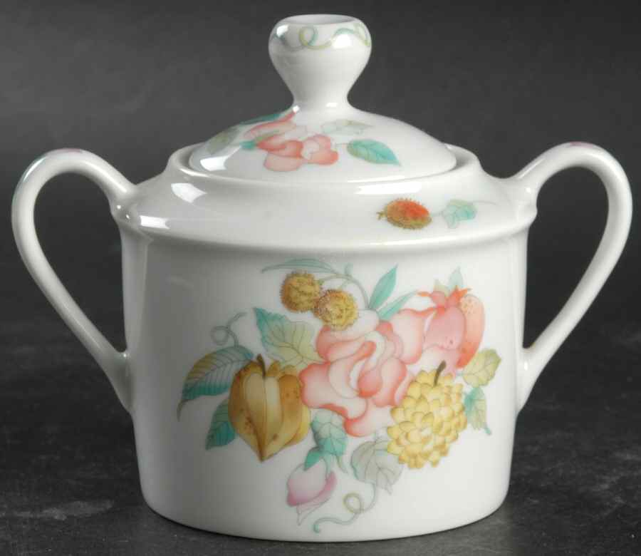 Desirade Sugar Bowl & Lid by Bernardaud-1