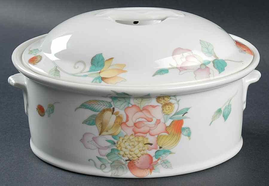 Desirade 1 Quart Oval Covered Casserole by Bernardaud-1